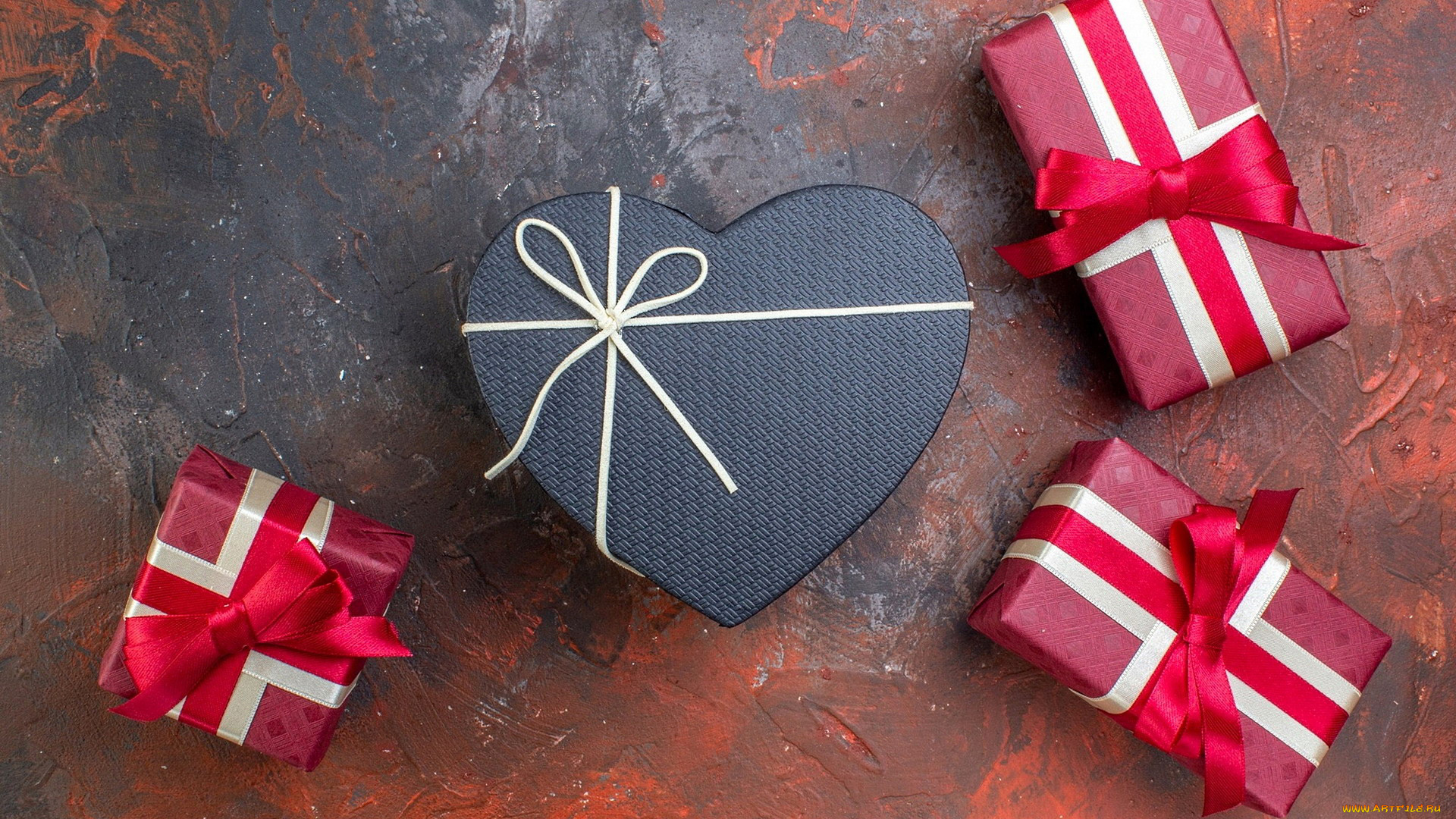 праздничные, подарки, и, коробочки, подарки, ленты, банты