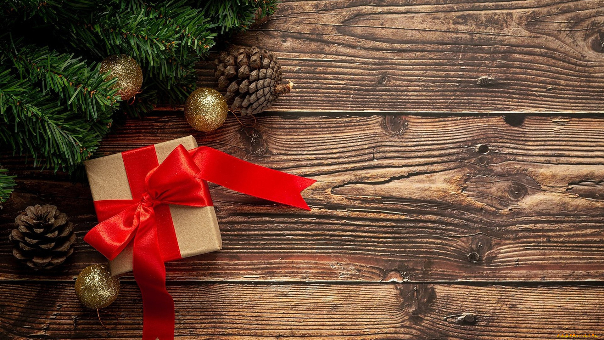 праздничные, подарки, и, коробочки, шишки, шарики, подарок, лента, бант