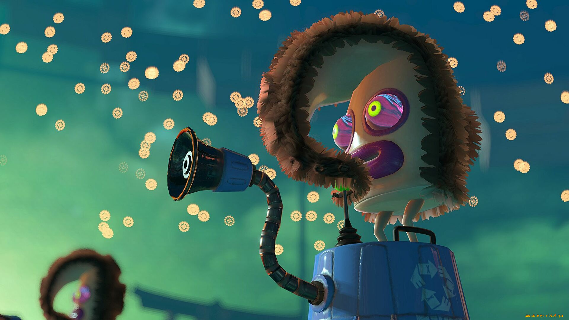 видео, игры, splatoon, 3, существо, механизм