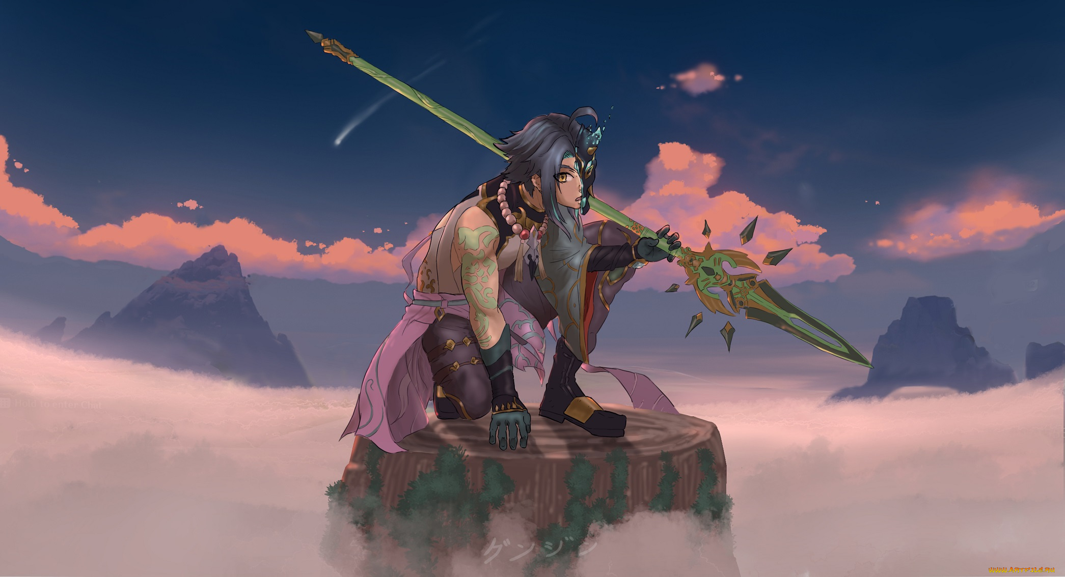 аниме, genshin, impact, genshin, impact