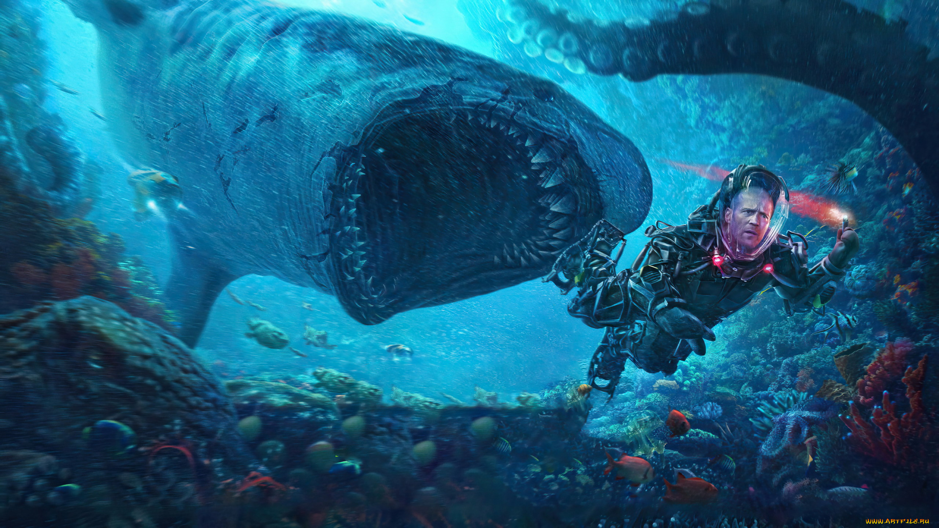 кино, фильмы, meg, 2, , the, trench, фантастика