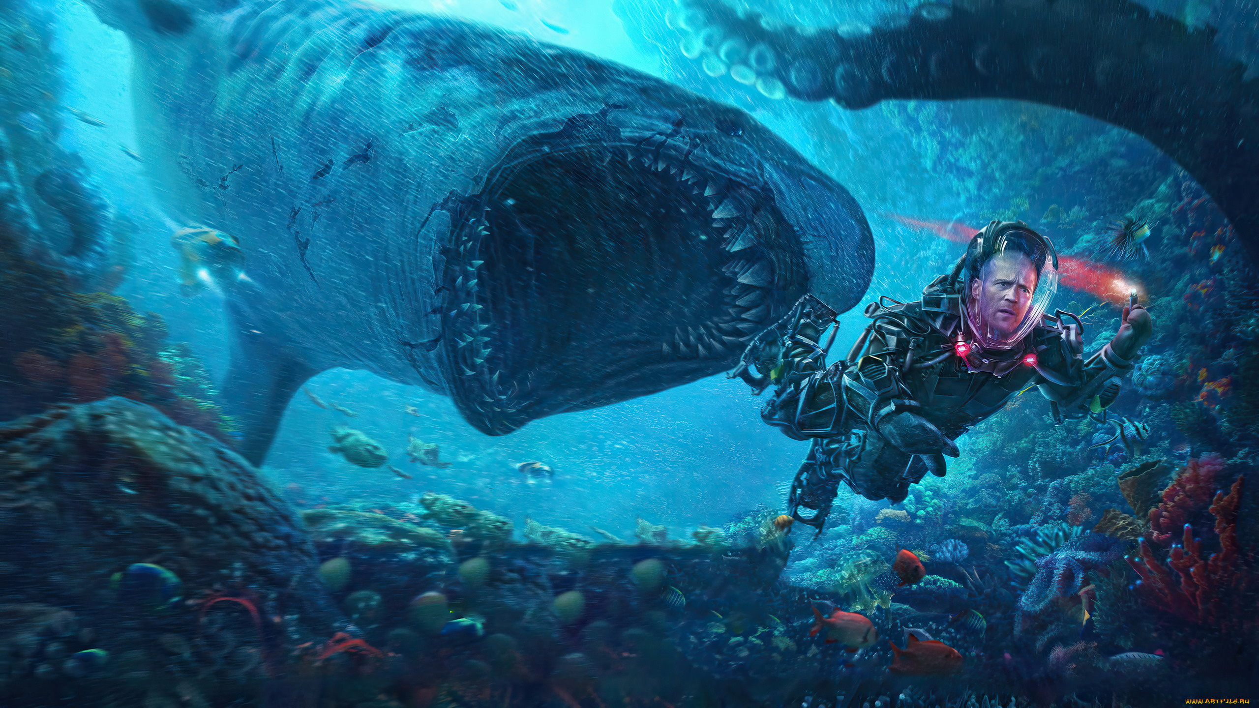 кино, фильмы, meg, 2, , the, trench, фантастика