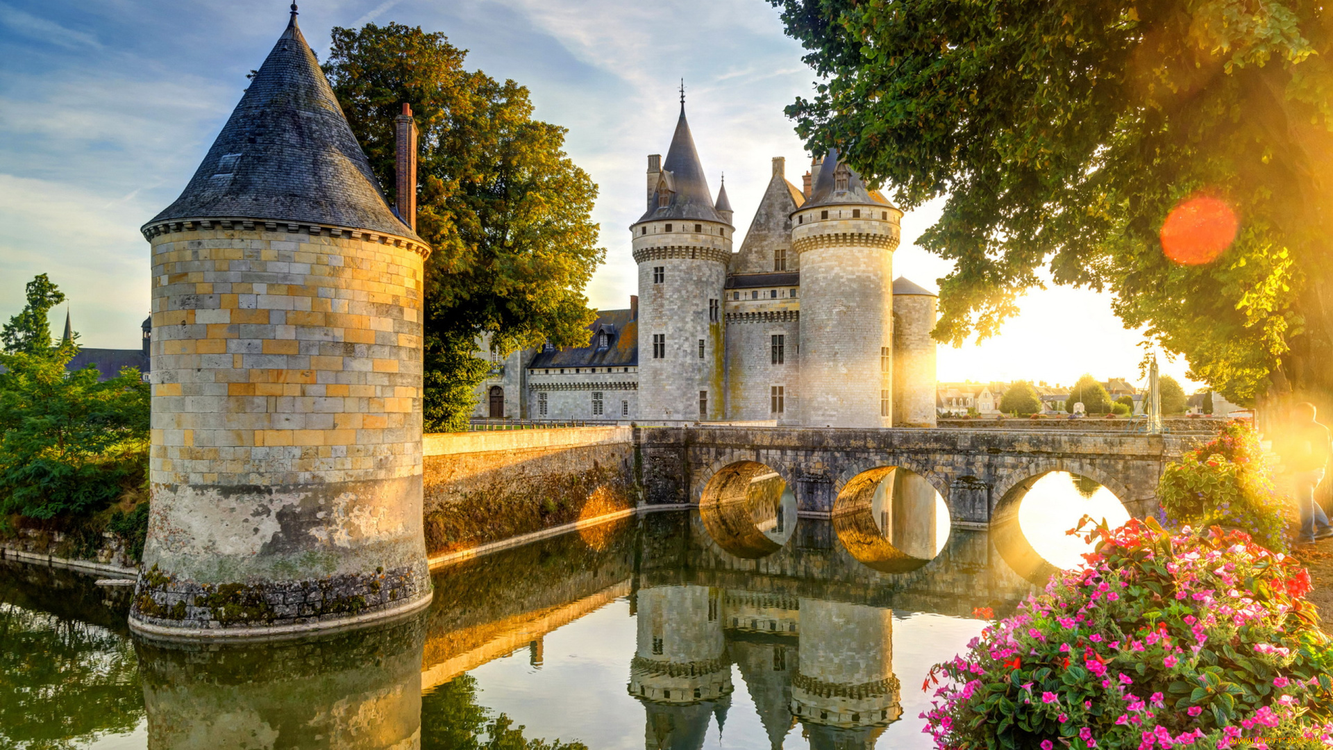 le, chateau, de, sully-sur-loire, france, города, замки, франции, le, chateau, de, sully-sur-loire