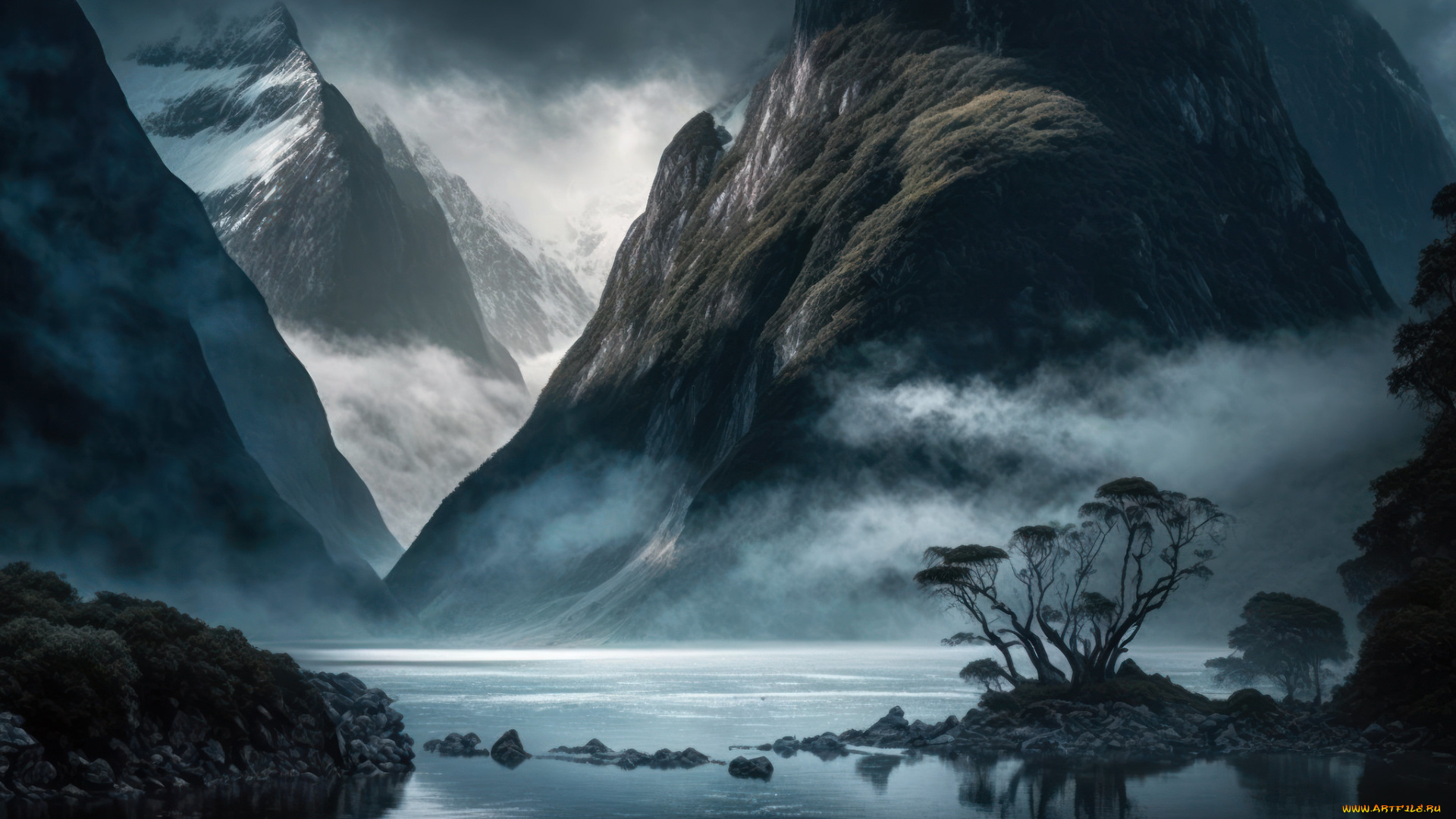 3д, графика, природа, , nature, пейзаж