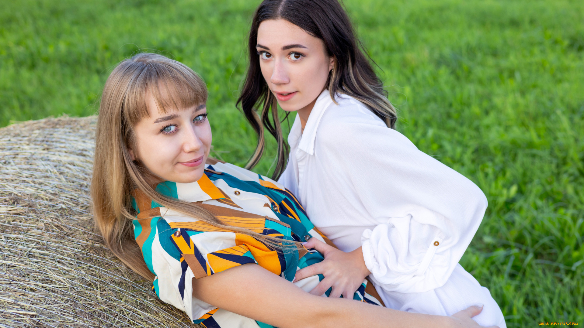 девушки, -, группа, девушек, arete, yeva