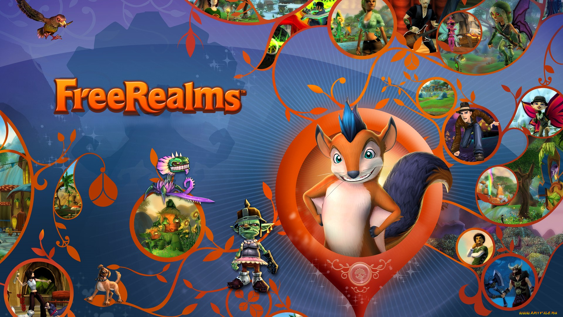 видео, игры, free, realms, персонажи, коллаж