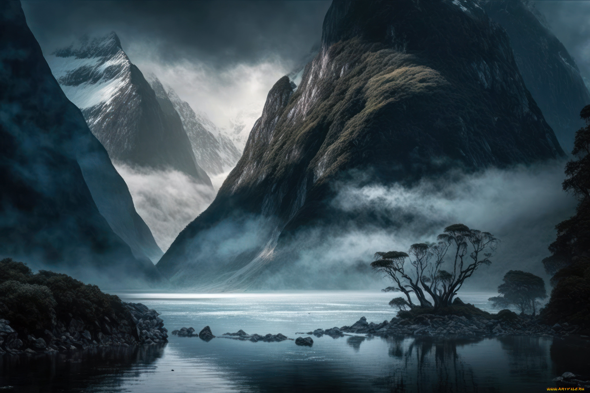 3д, графика, природа, , nature, пейзаж