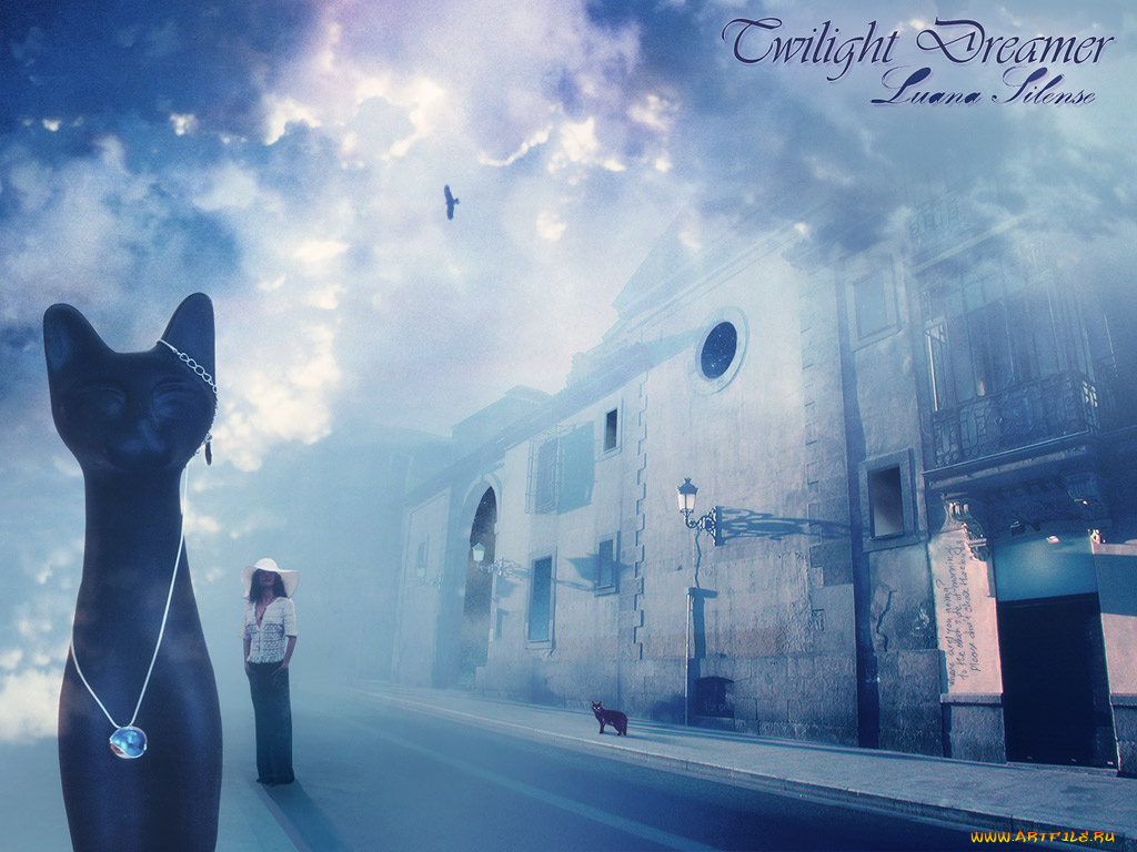 рисованные, города