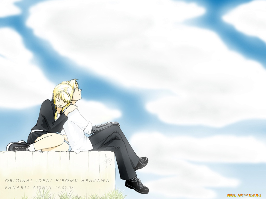 аниме, fullmetal, alchemist