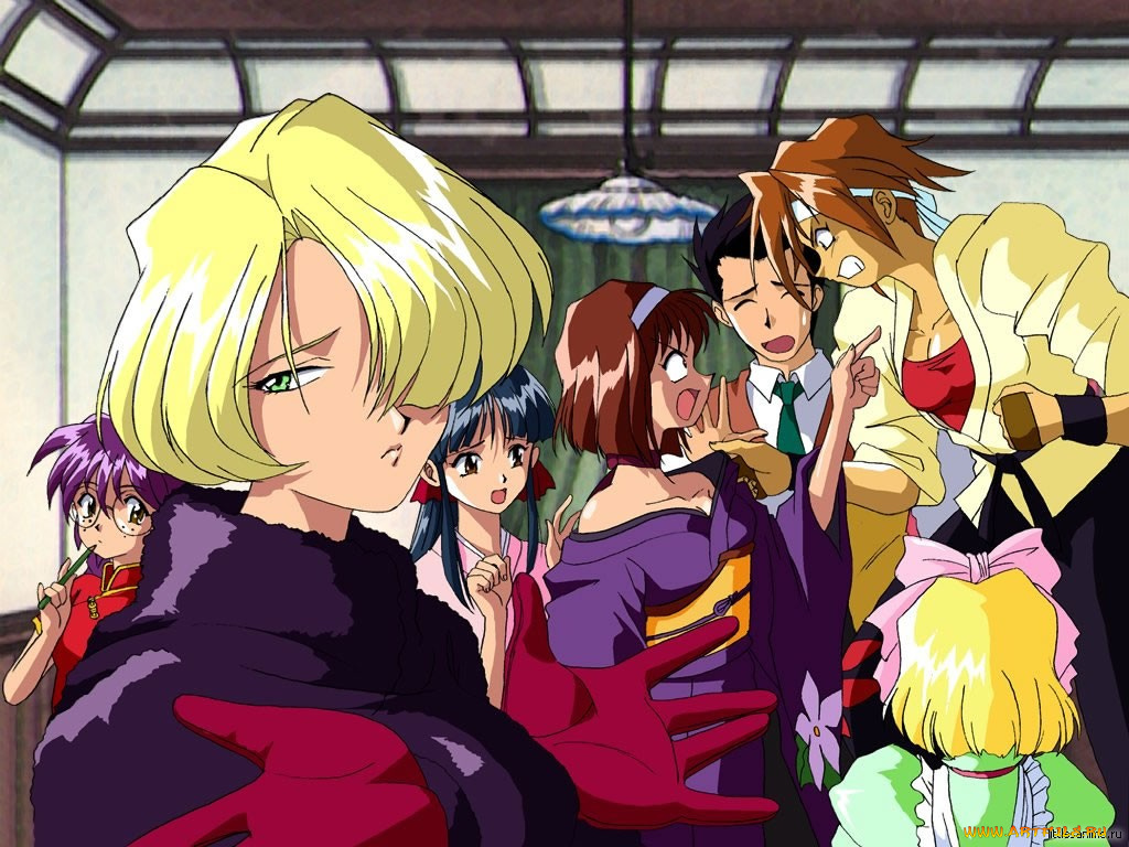 аниме, sakura, wars