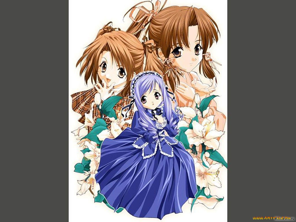 аниме, sister, princess