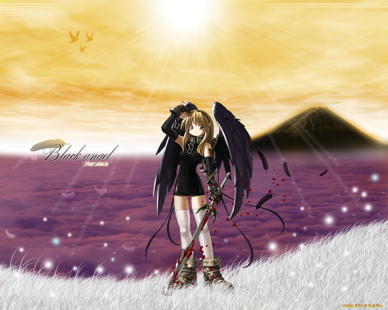 аниме, angels, demons