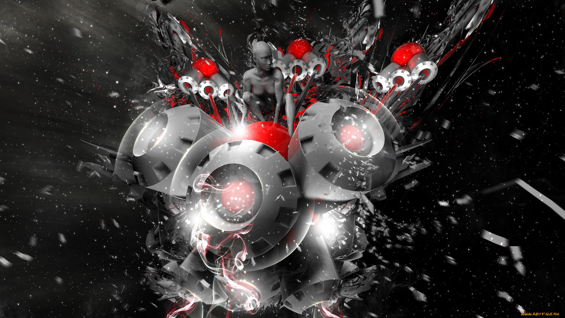 3д, графика, abstract, абстракции