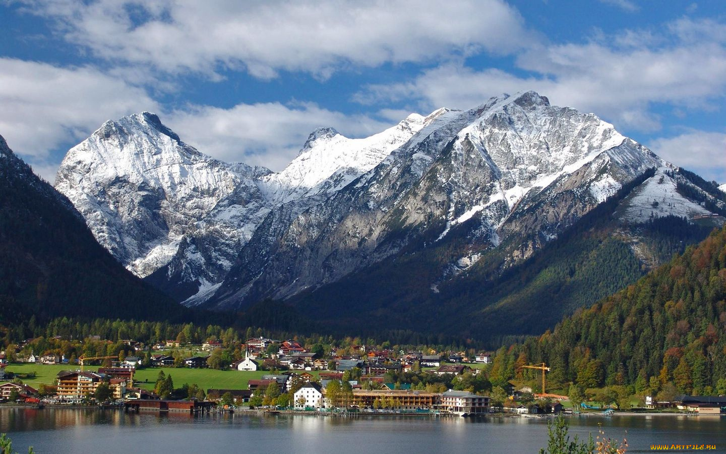 kaprun, austria, города, пейзажи