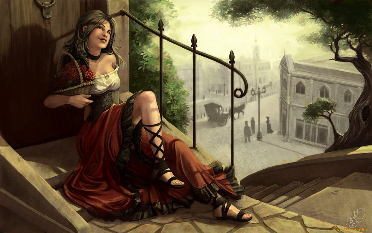 рисованные, люди