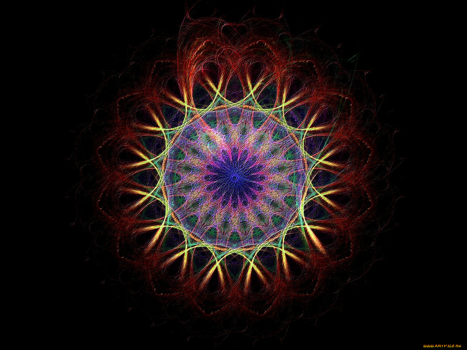 3д, графика, fractal, фракталы, фон, тёмный, абстракция, узор