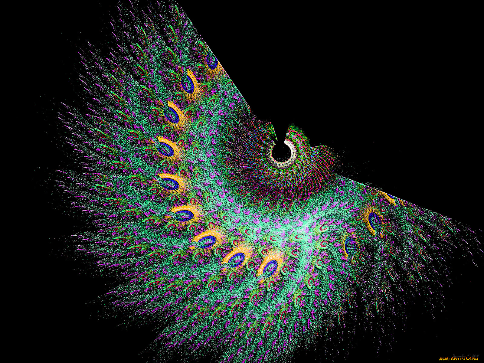 3д, графика, fractal, фракталы, тёмный, узор, абстракция, фон