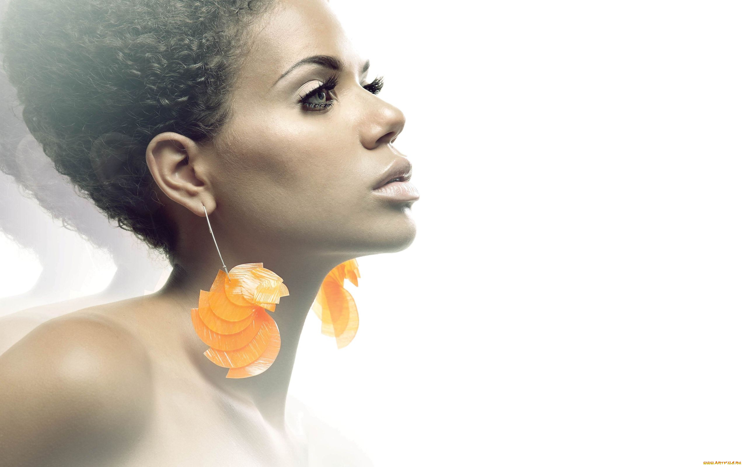 -Unsort, Лица, Портреты, девушки, unsort, лица, портреты, серьги, профиль