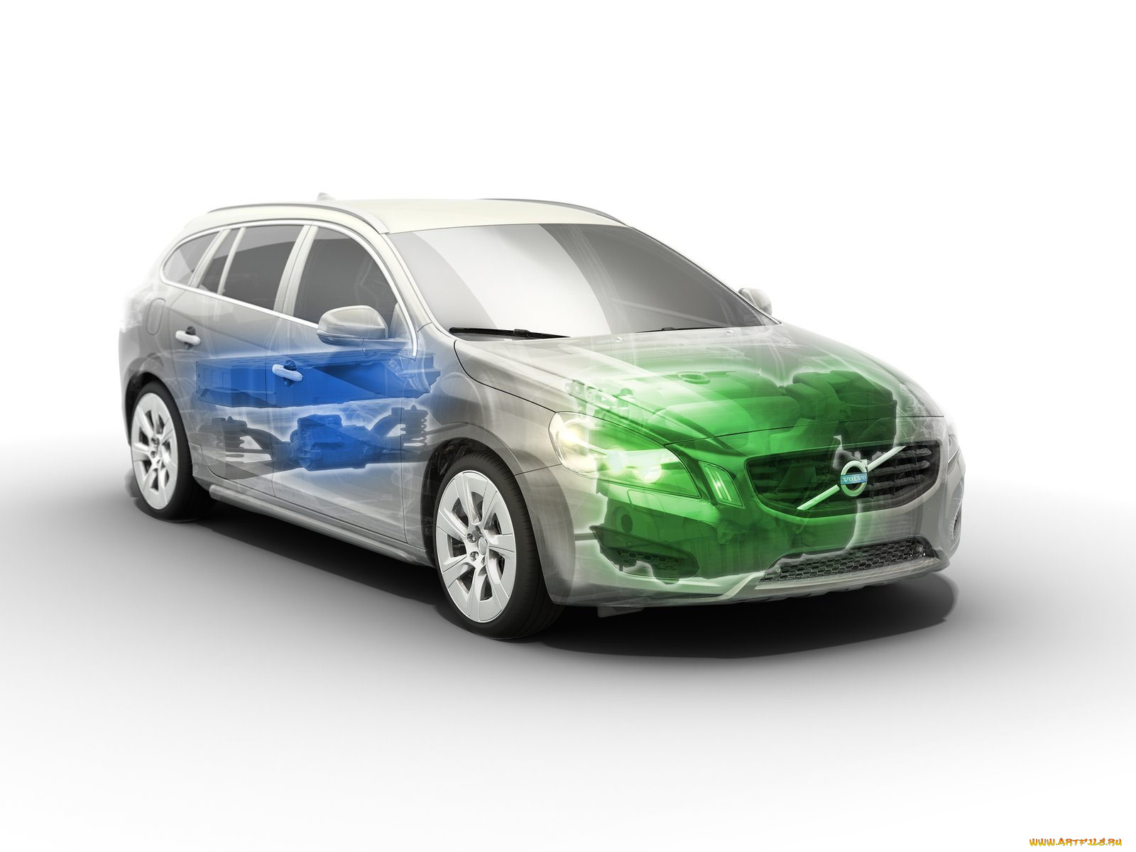 автомобили, рентген, volvo