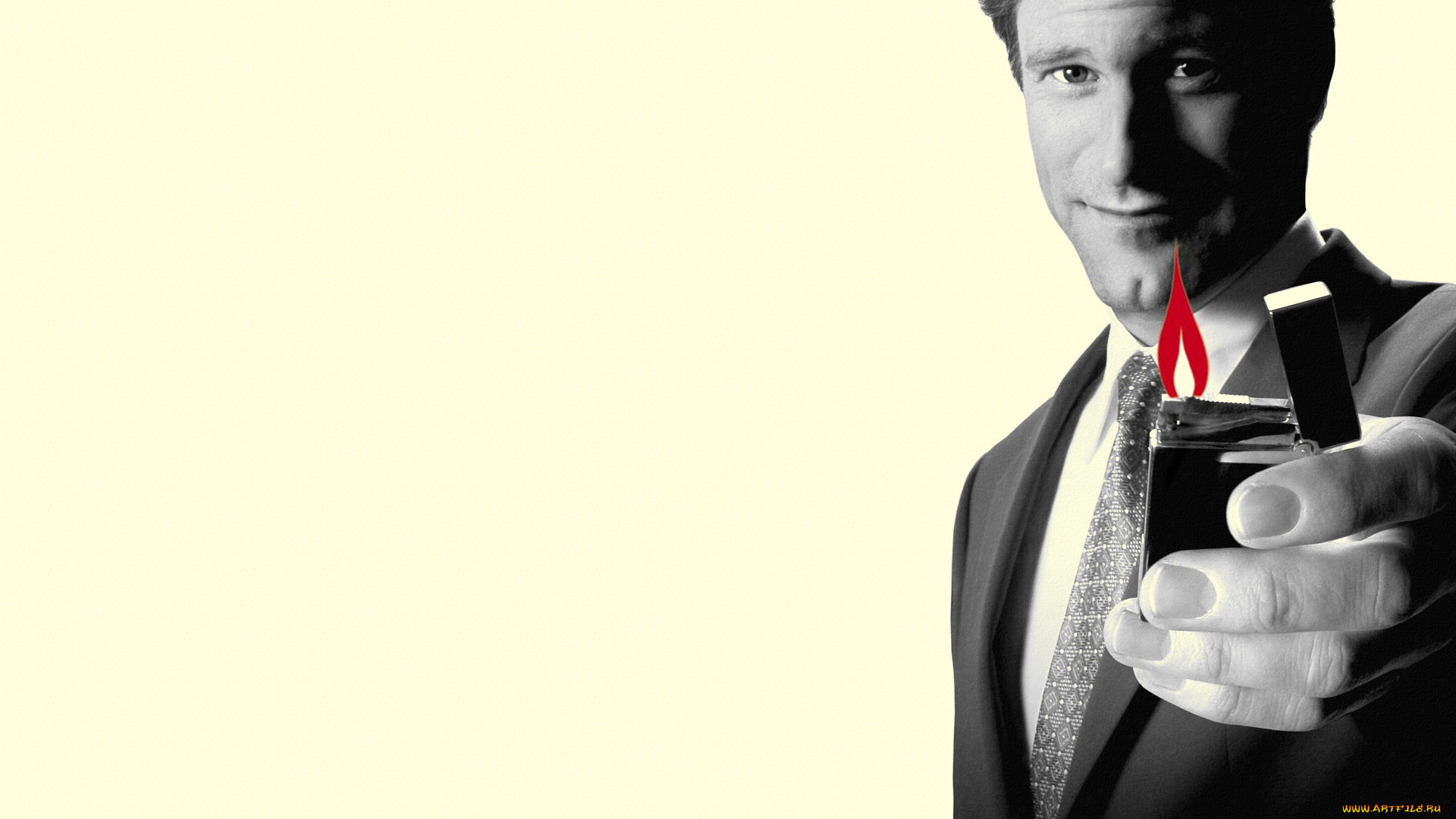 аарон, экхарт, мужчины, aaron, eckhart, зажигалка, огонь