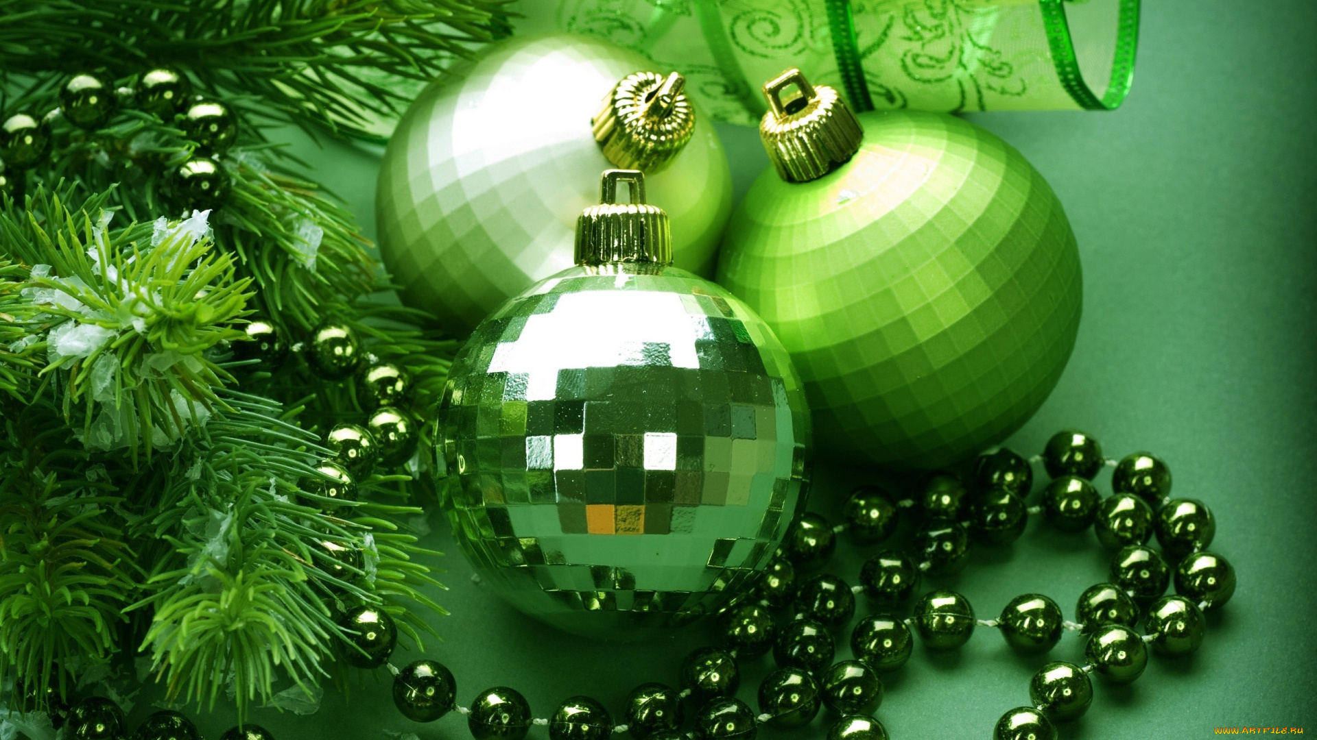 праздничные, шарики, лента, бусы