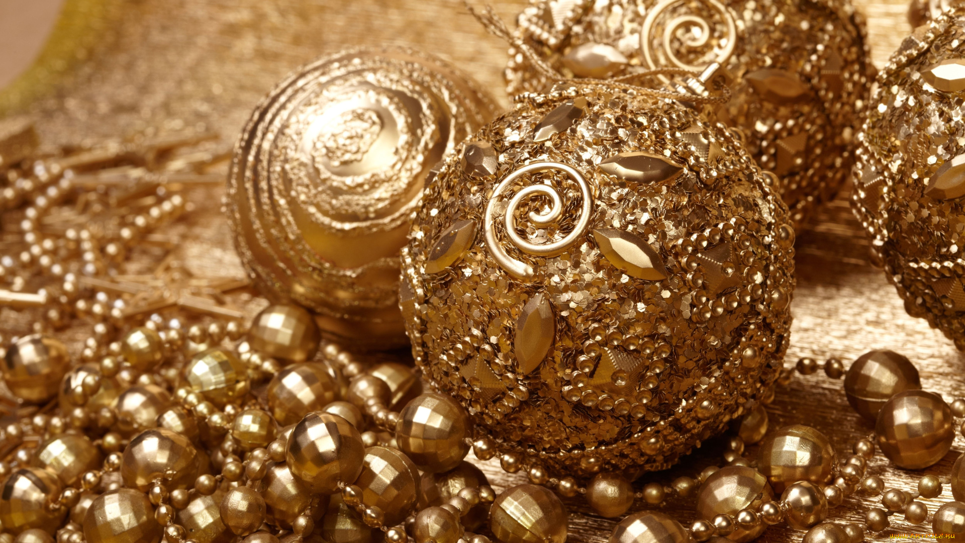 праздничные, украшения, шарики, гирлянда