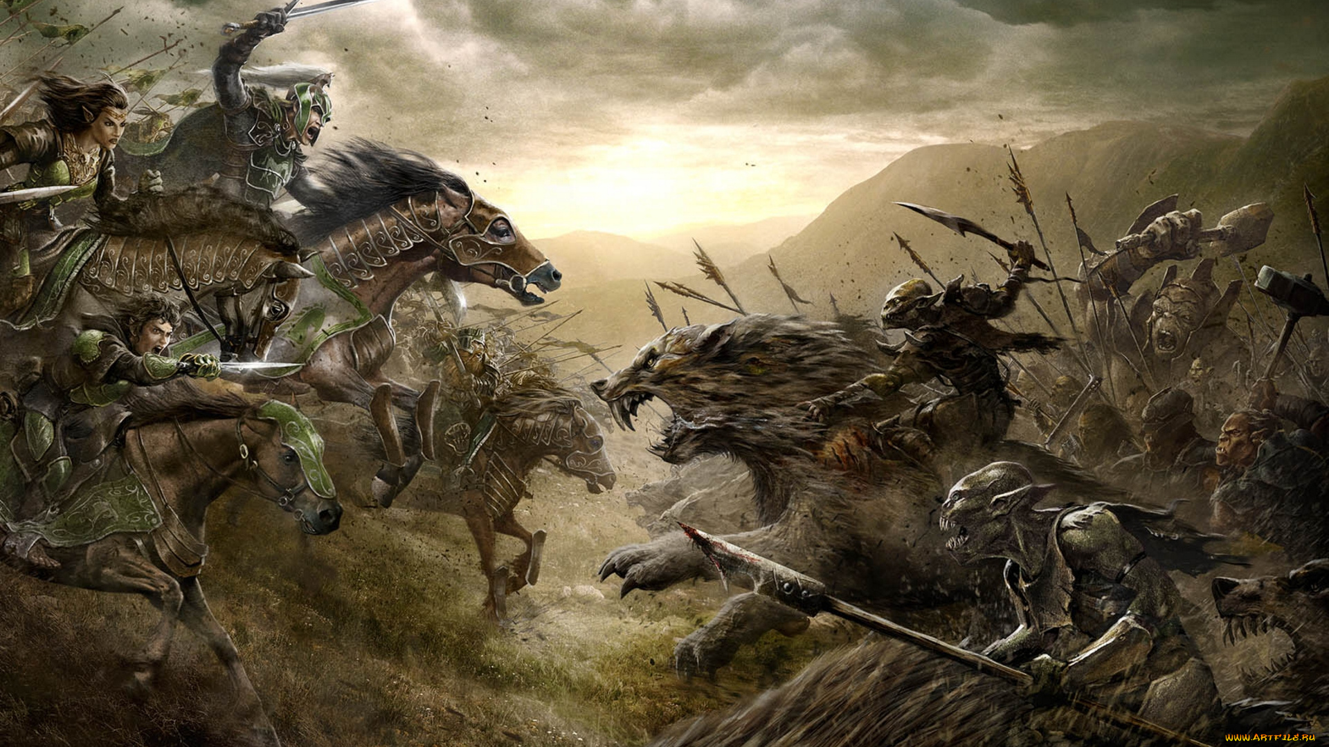 the, lord, of, rings, online, riders, rohan, видео, игры, нежить, битва, сражение