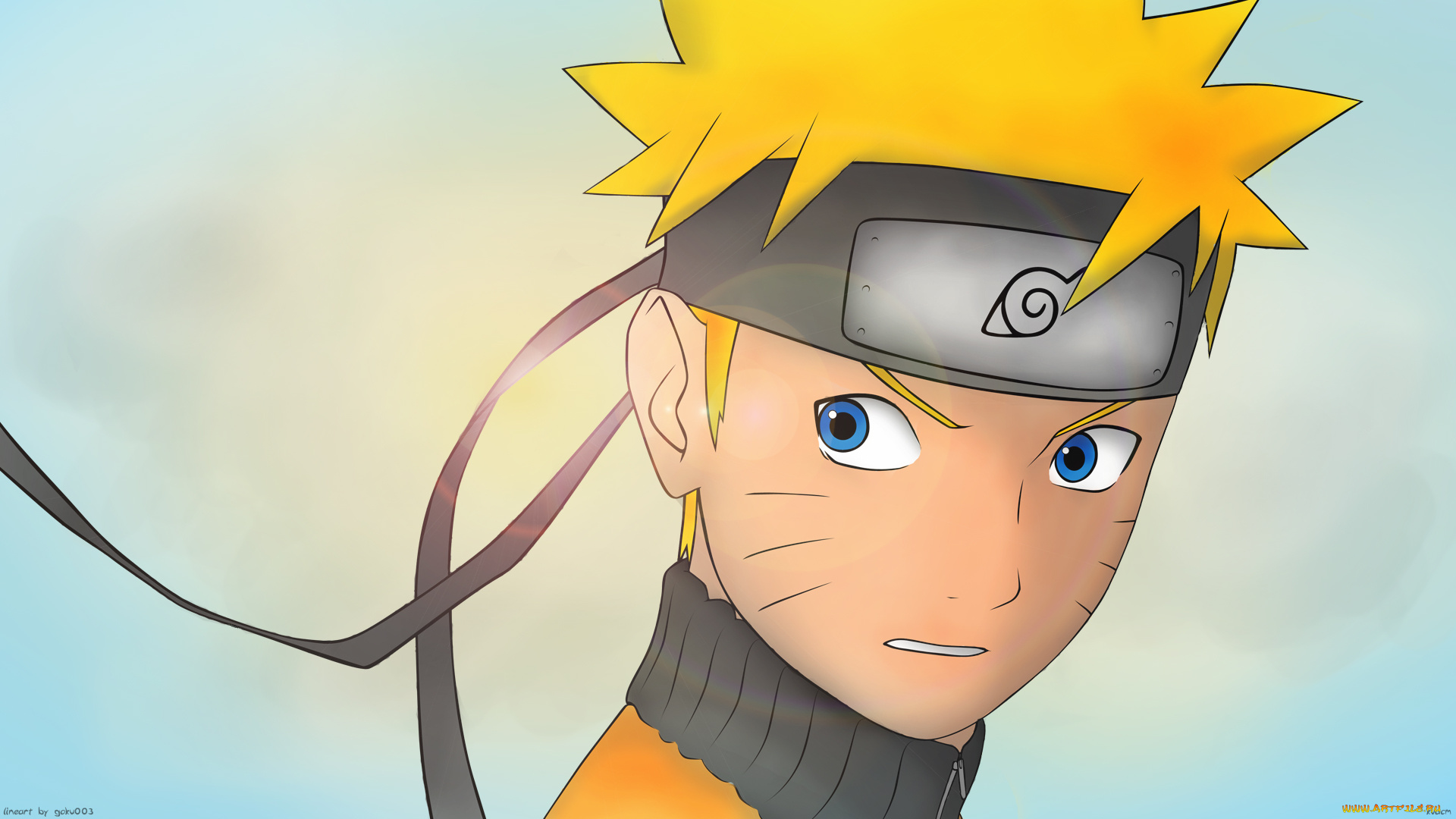 аниме, naruto, взгляд