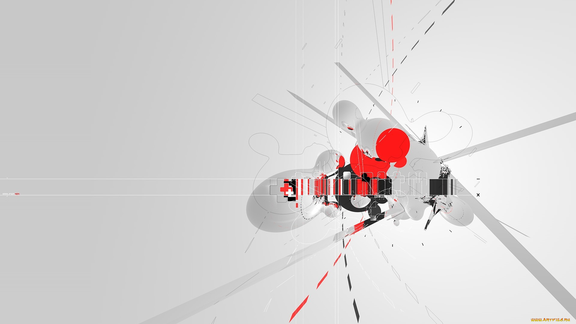 3д, графика, абстракция, , abstract, пунктир, черточки, линии, полосы, серый, фон