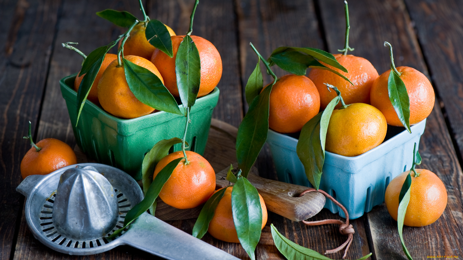 еда, цитрусы, мандарины