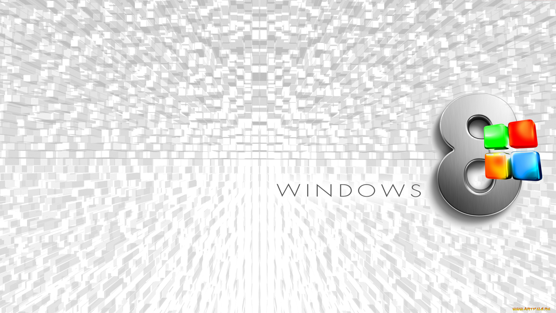 компьютеры, windows, 8, логотип, фон