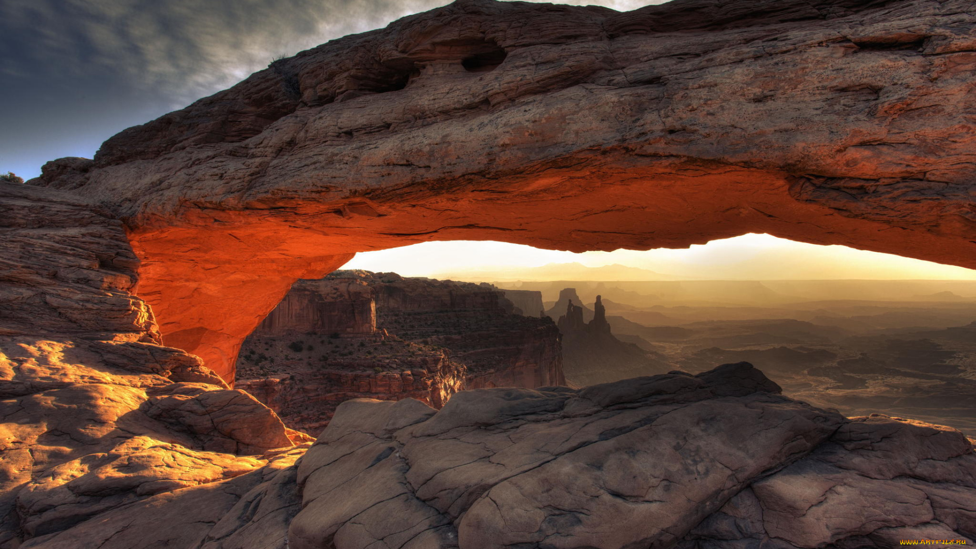природа, горы, пейзаж, панорама, америка, mesa, arch, штат, canyonlands, national, park, юта, сша, каньон