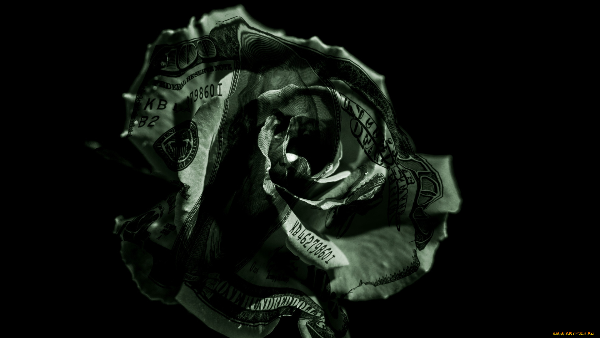 разное, компьютерный, дизайн, макро, бутон, роза, бакс, доллар