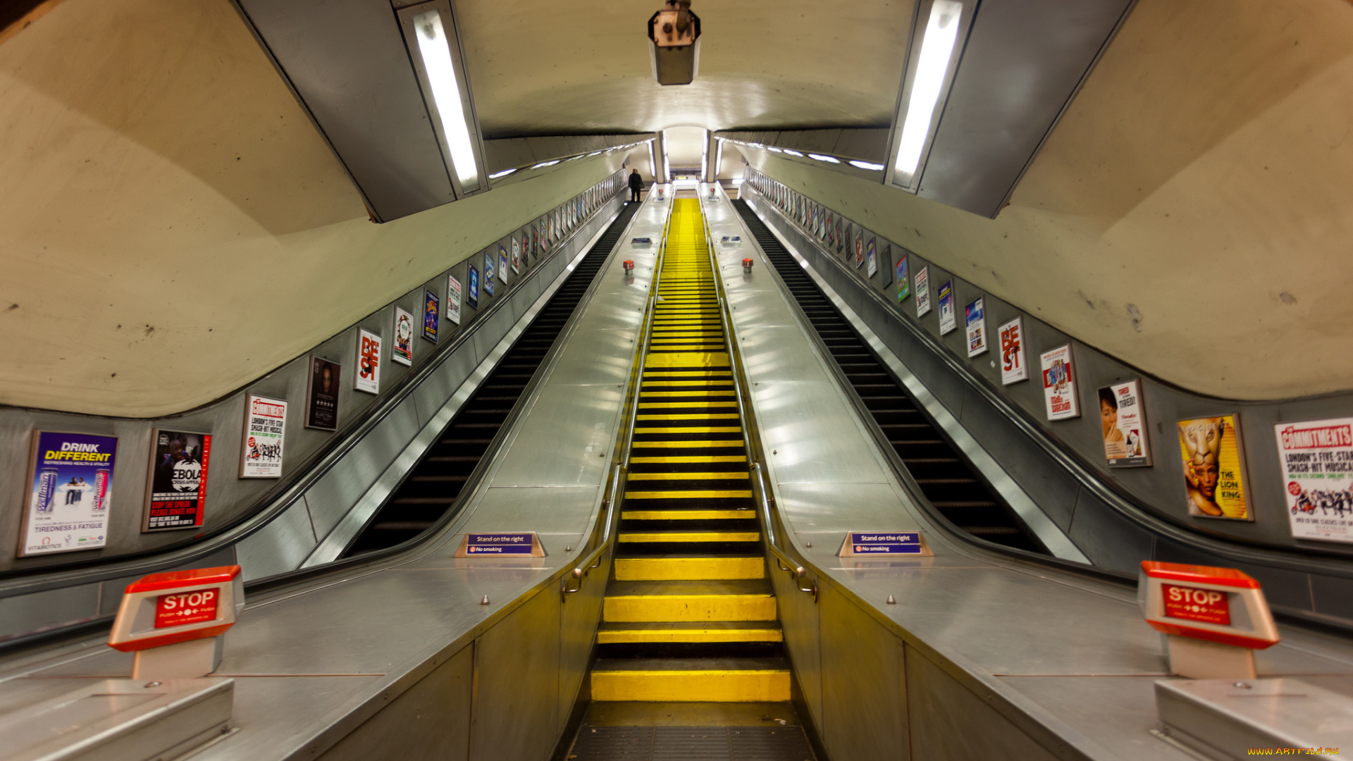 техника, метро, эскалатор, метрополитен