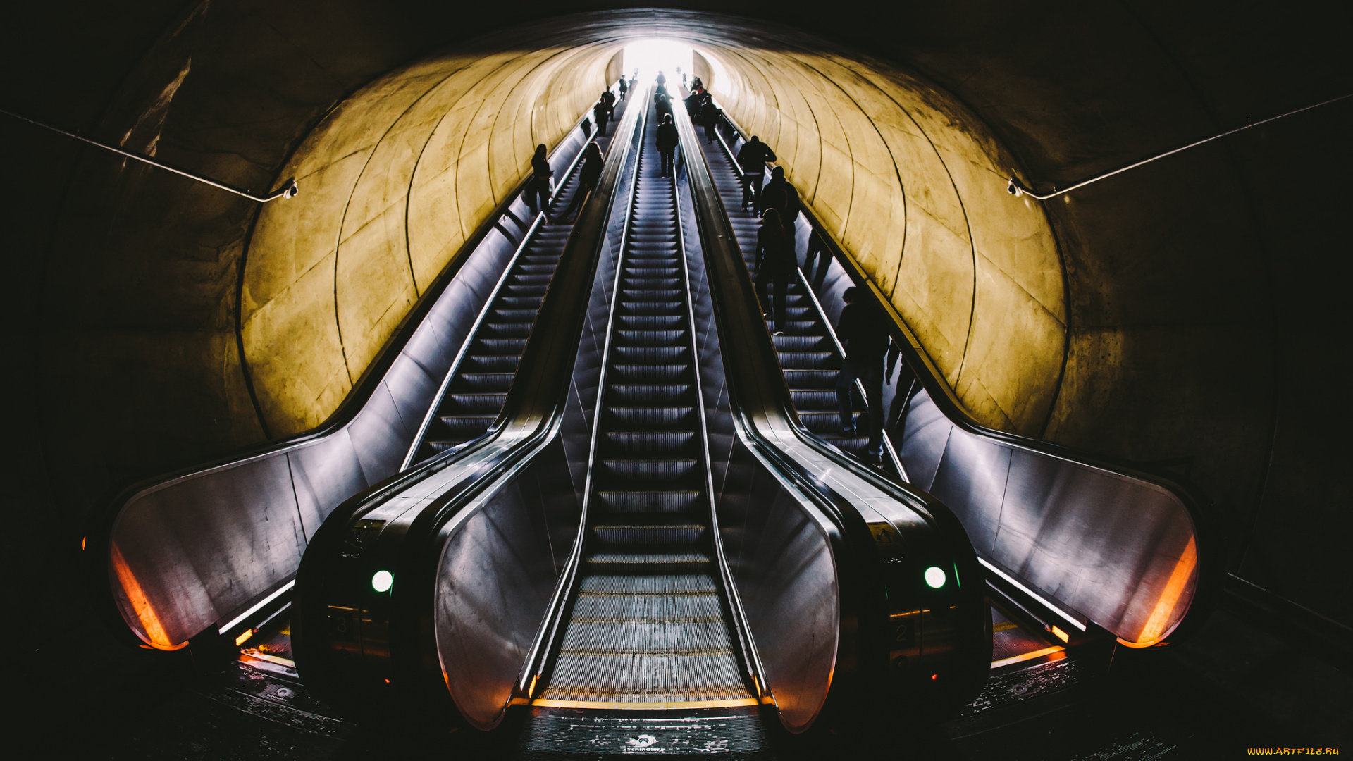 washington, metro, dupont, circle, station, техника, метро, эскалатор, метрополитен