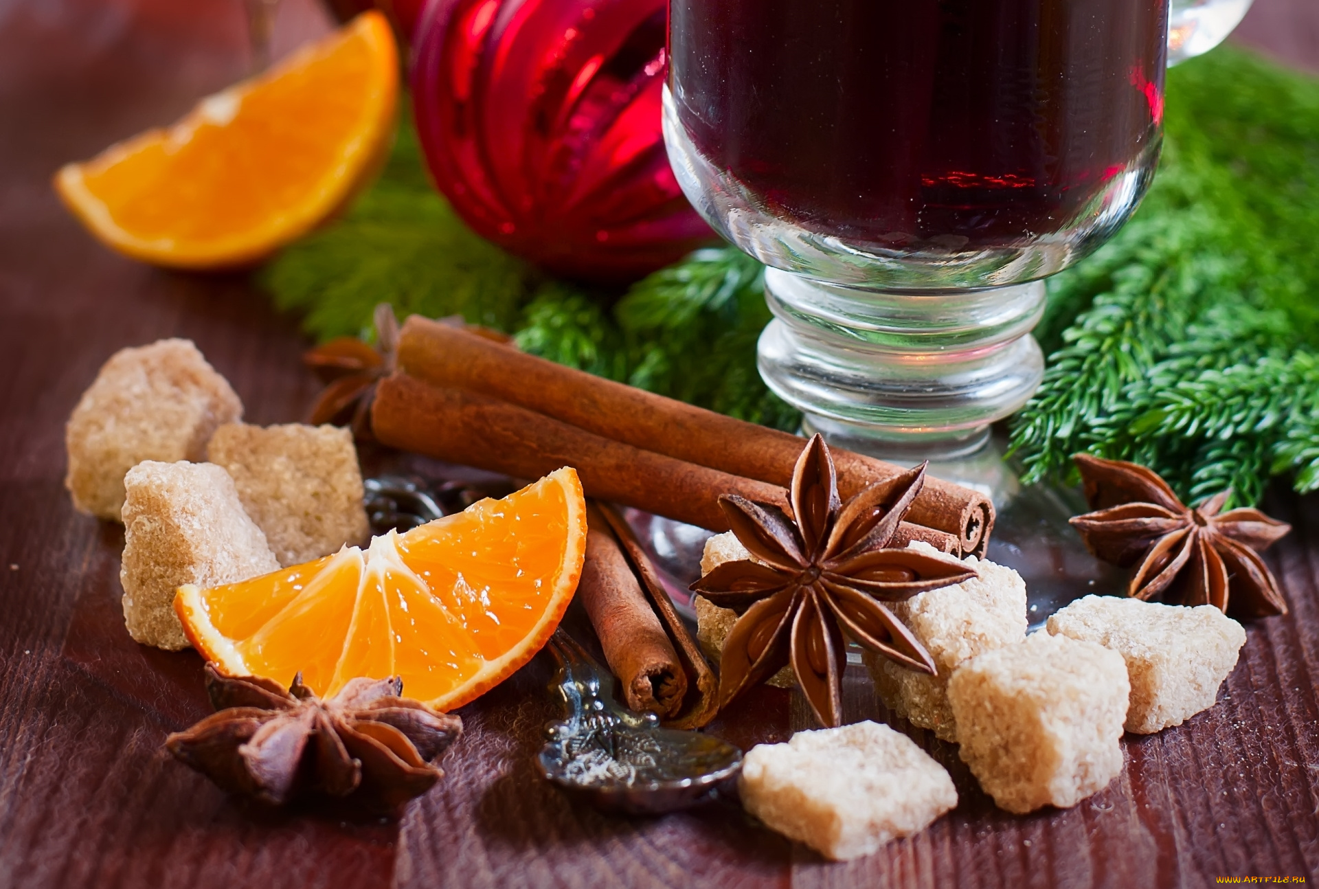 еда, разное, апельсин, бадьян, корица, сахар