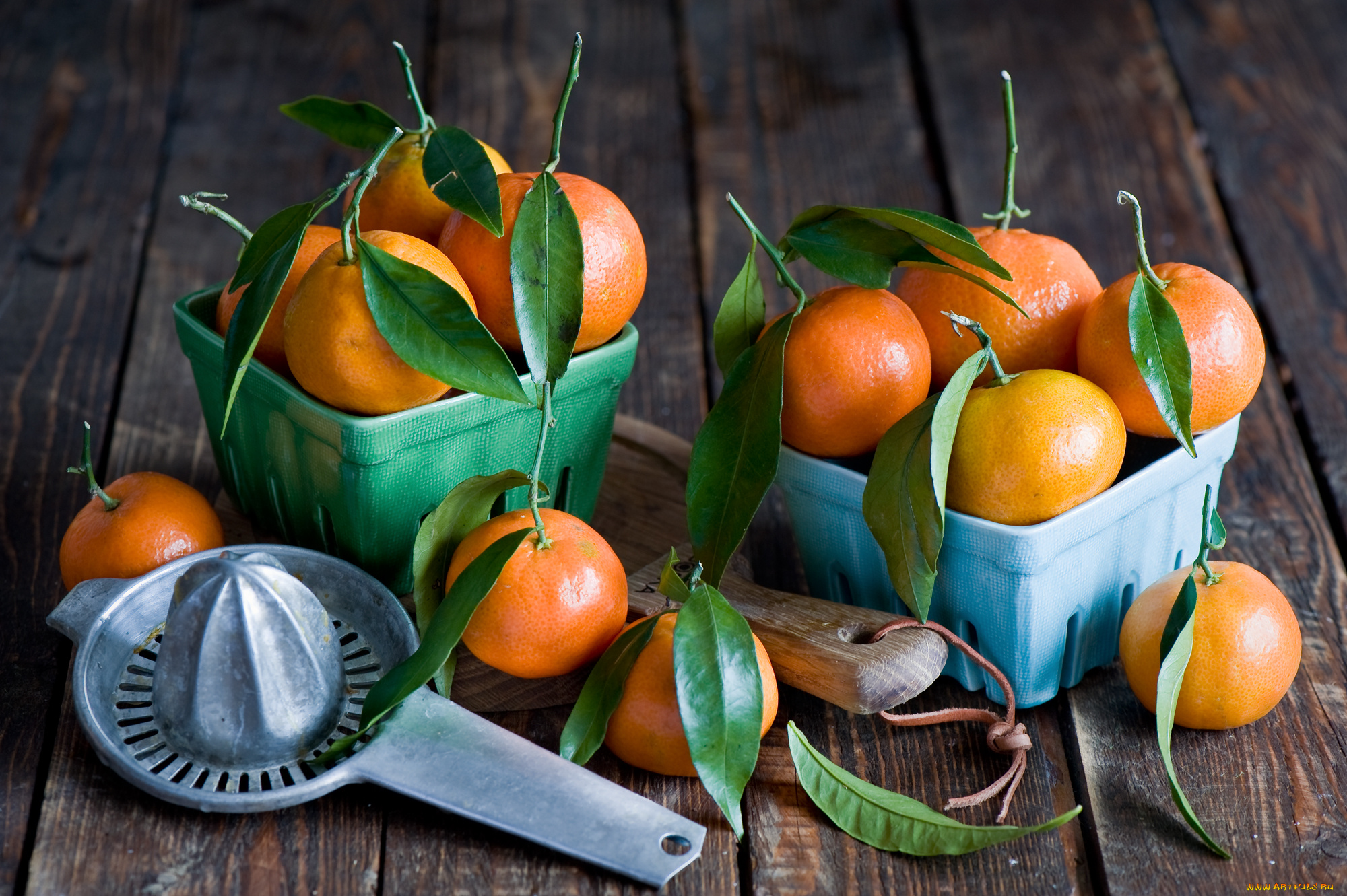 еда, цитрусы, мандарины