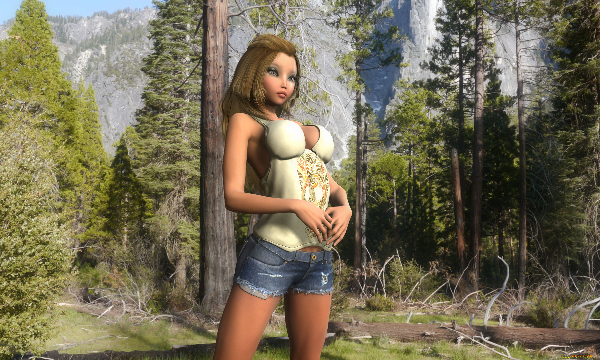 3д, графика, люди, , people, фон, взгляд, девушка