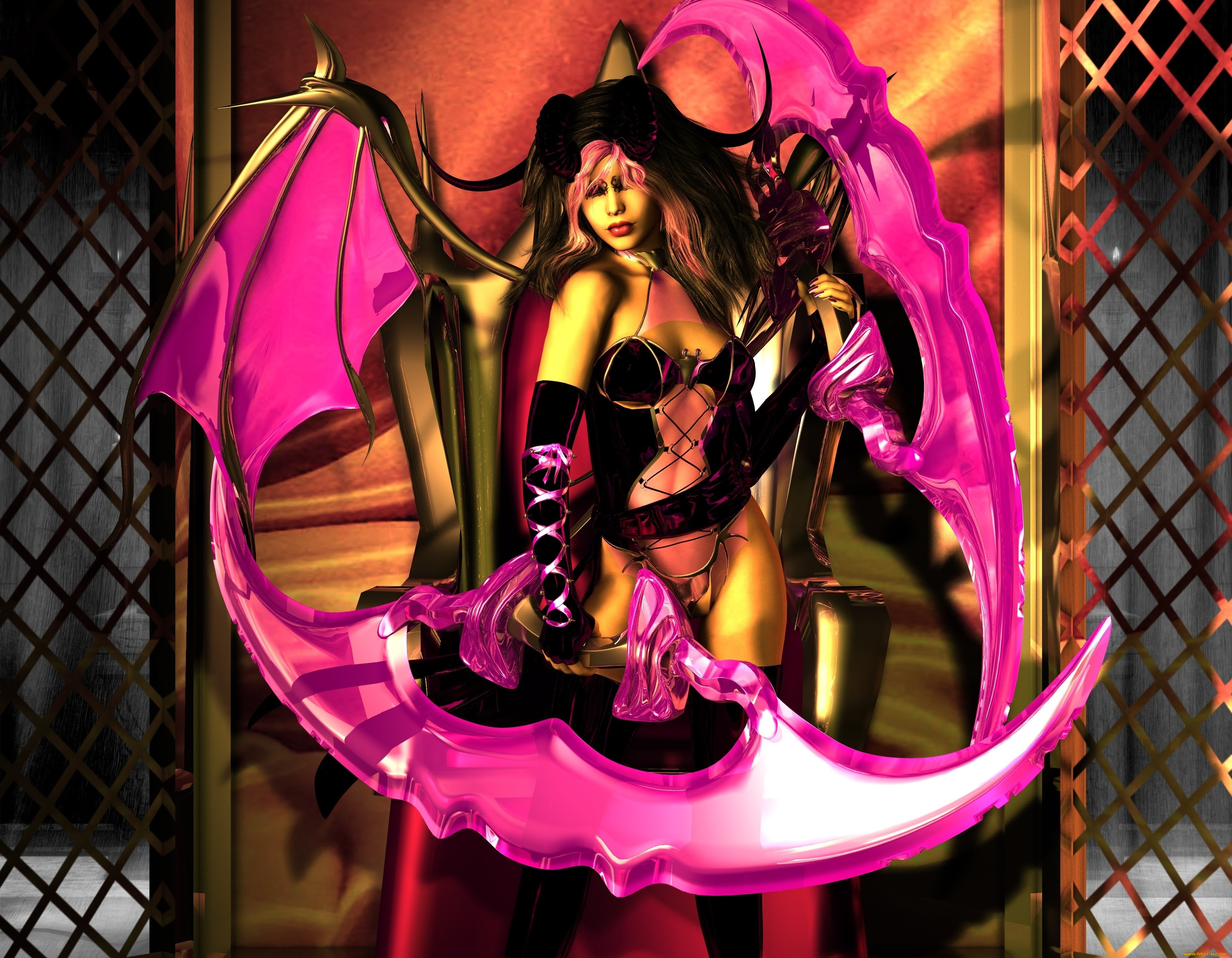 3д, графика, существа, , creatures, взгляд, кастаника