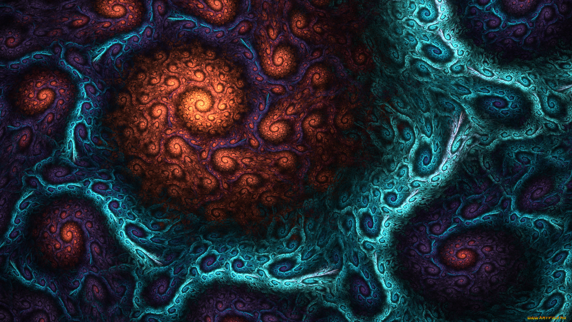 3д, графика, фракталы, , fractal, узор, фон, цвета