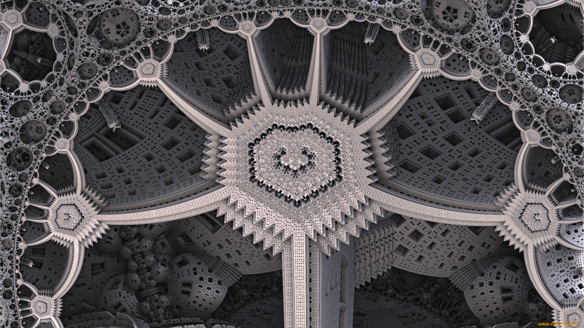 3д, графика, фракталы, , fractal, узор, фон, цвета