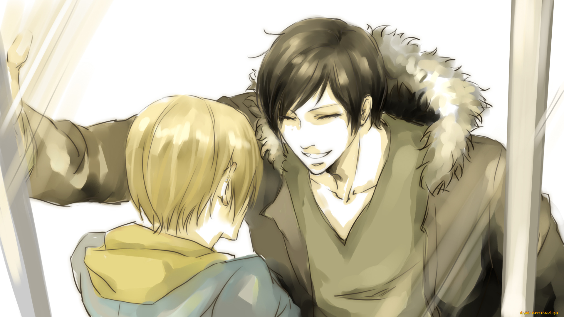 аниме, durarara, изая, орихара, парни, кида