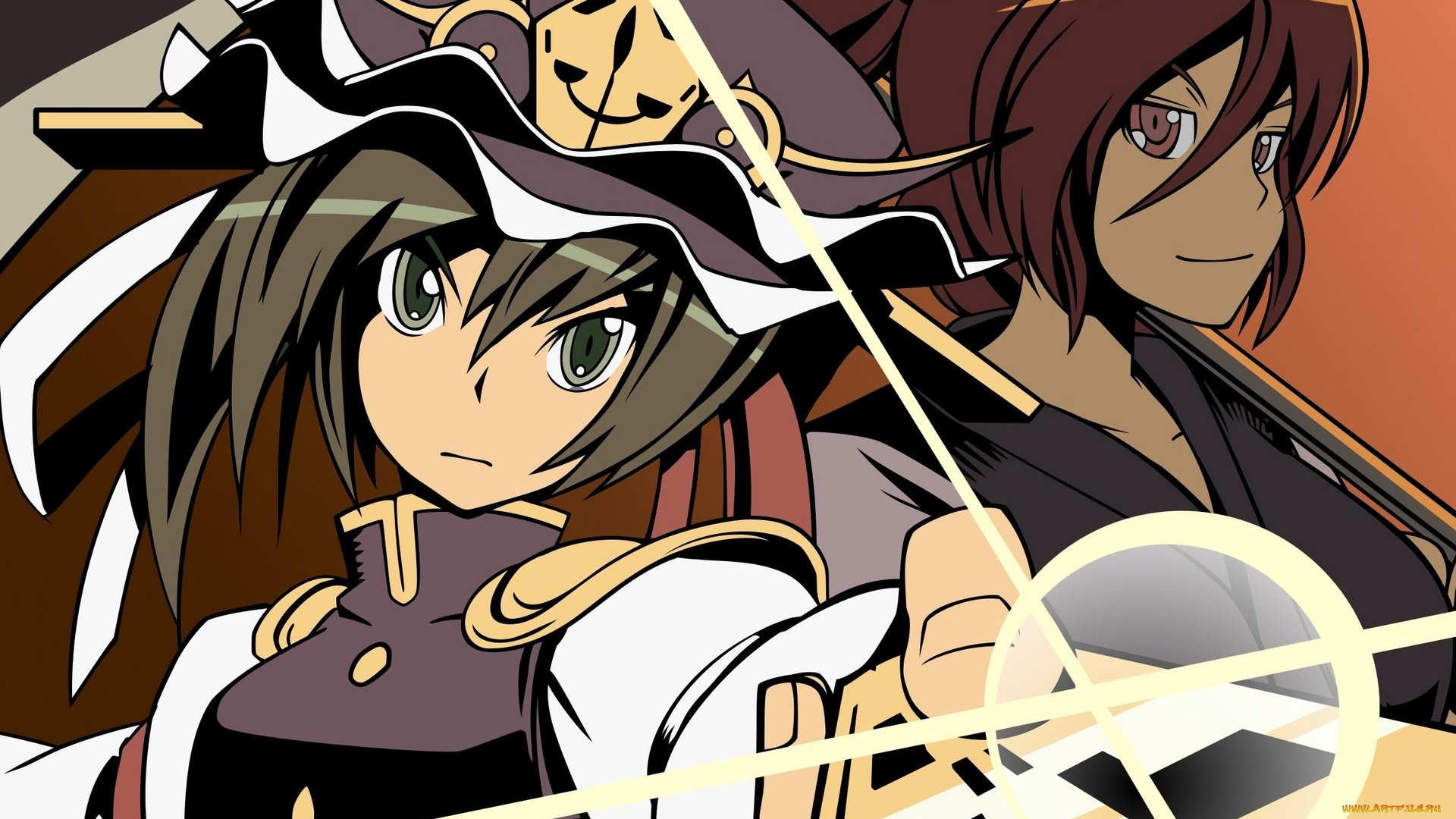 аниме, touhou, серьезность, девочки, кепка, костюмы