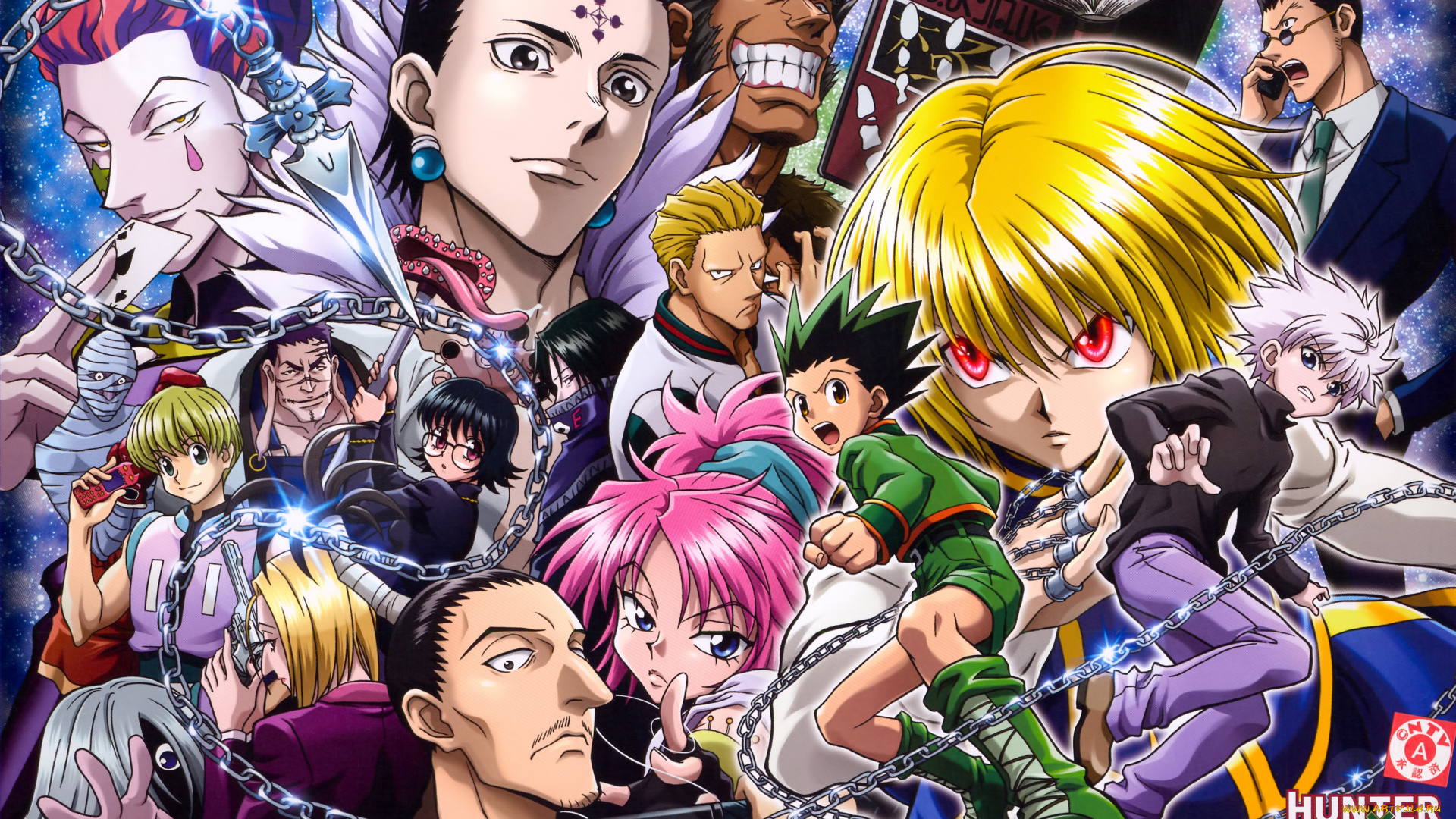 hunter, x, hunter, аниме, арт, hunter, x, охотники, хисока, гон, персонажи