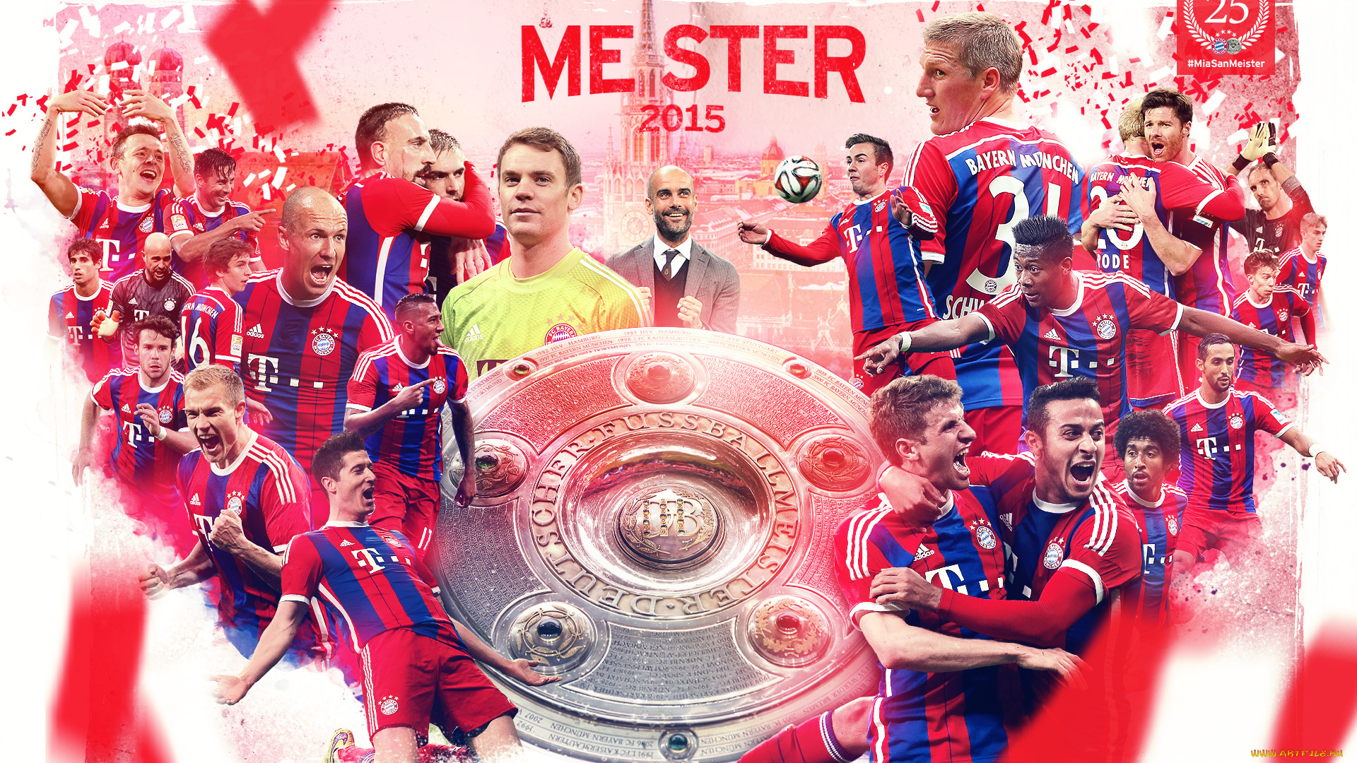 спорт, футбол, футболисты, триумф, бавария, fc, bayern