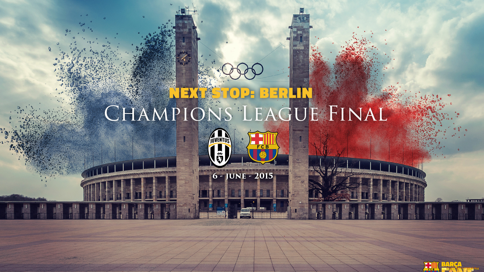 спорт, стадионы, олимпийский, стадион, лига, чемпионов, финал, берлин