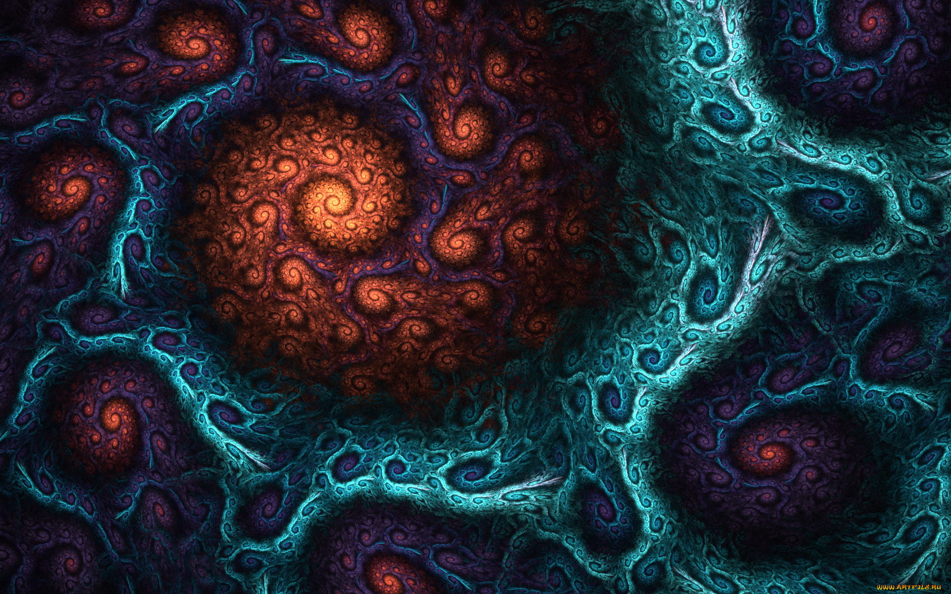 3д, графика, фракталы, , fractal, узор, фон, цвета