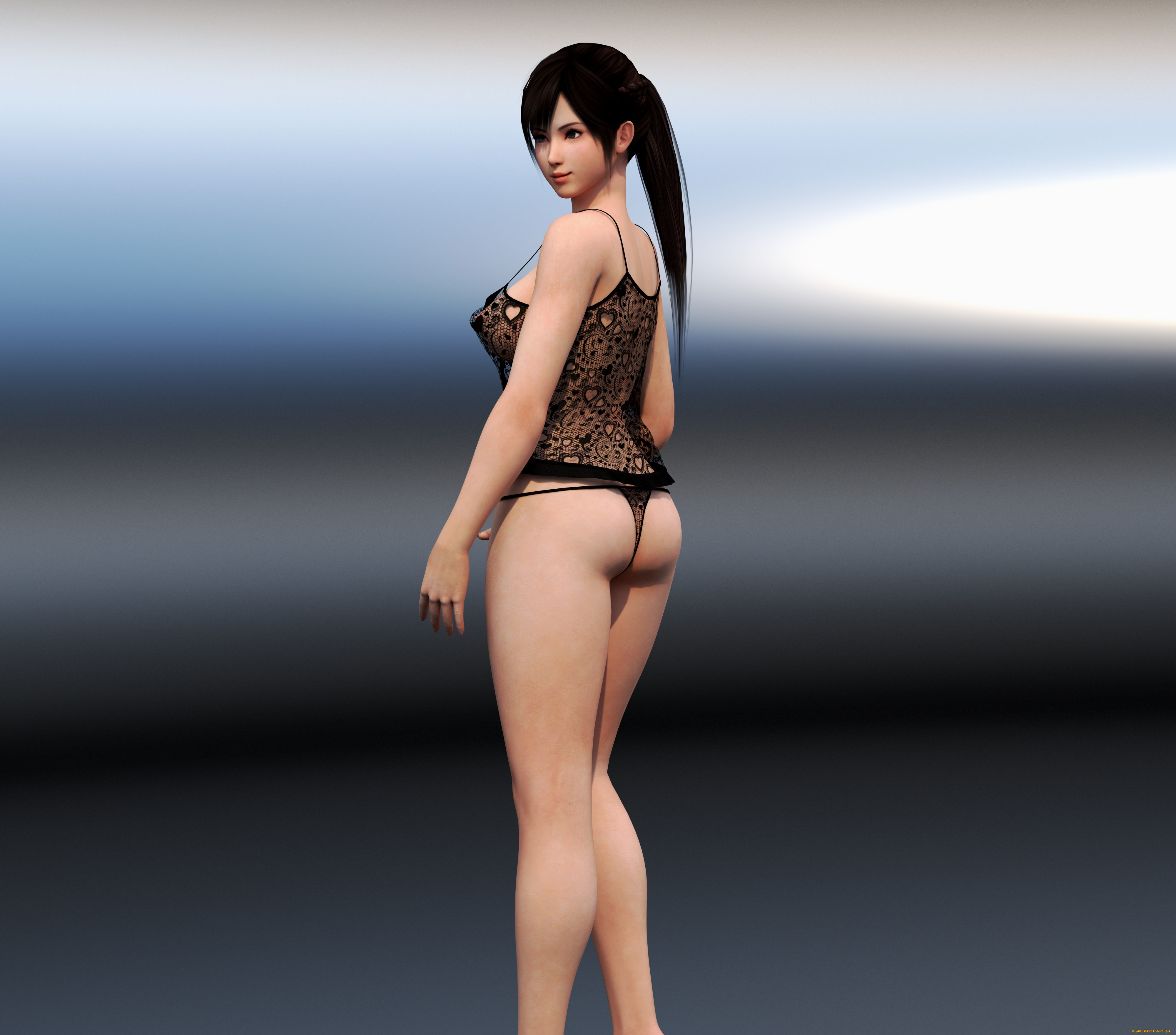 3д, графика, люди, , people, девушка, взгляд, фон