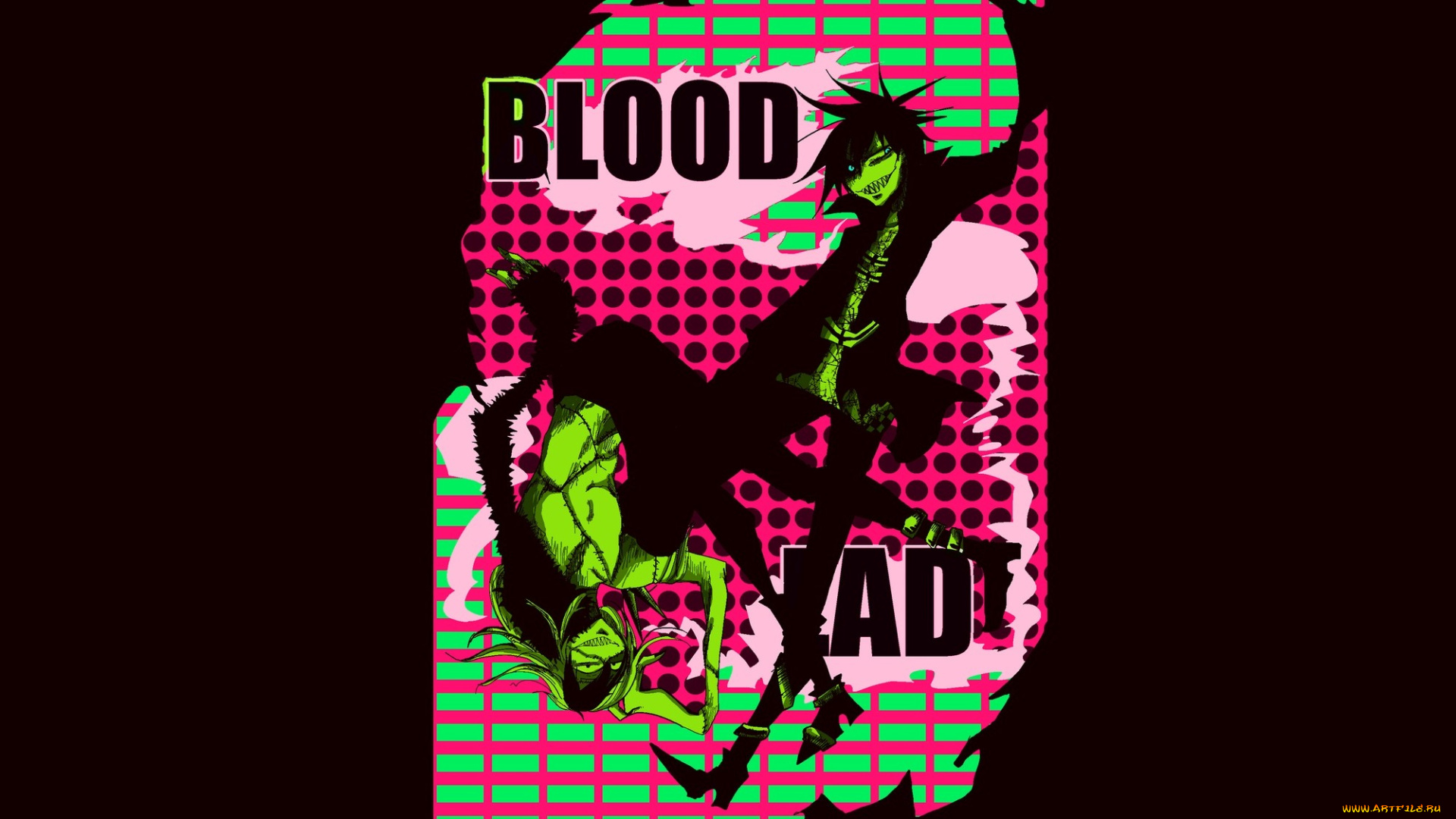 аниме, blood, lad, кровавый, парень