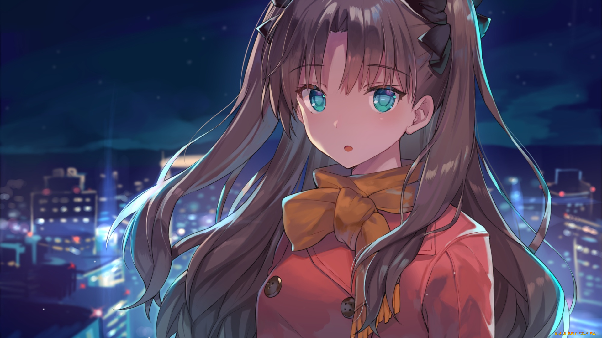 аниме, fate, stay, night, tohsaka, rin